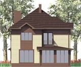 Проект дома C-058. Двухэтажный дом до 200 кв C-058 - фото 35504