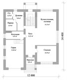 Проект дома E-016. Дом до 300 кв м 2 этажа E-016 - фото 35578