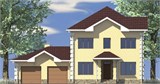 Проект дома D-137. Дом 2 этажа с гаражом D-137 - фото 35638