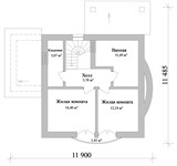 Проект дома B-101. Дом 150 кв с мансардой B-101 - фото 35654