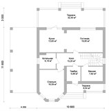 Проект дома D-133. Двухэтажный дом 250 кв м D-133 - фото 35664