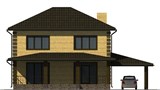 Проект дома D-133. Двухэтажный дом 250 кв м D-133 - фото 35672