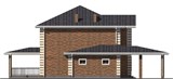 Проект дома D-134. Дом с навесом для машины D-134 - фото 35717