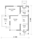 Проект дома C-055. Дом 200 кв м двухэтажный С-055 - фото 35721