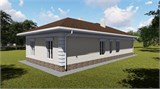 Проект дома E-008. Одноэтажный дом 300 м E-008 - фото 35866