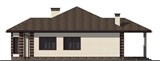Проект дома D-125. Дом с эркером и гаражом D-125 - фото 35887