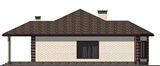 Проект дома D-125. Дом с эркером и гаражом D-125 - фото 35889