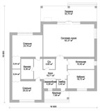 Проект дома D-028. Современный дом из газобетона D-028 - фото 36020