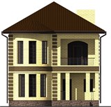 Проект дома B-055. Двухэтажный дом 150 м B-055 - фото 36043