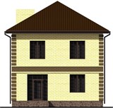 Проект дома B-055. Двухэтажный дом 150 м B-055 - фото 36045