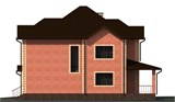 Проект дома D-026. Двухэтажный дом с гаражом D-026 - фото 36104