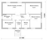 Проект дома B-032. Простой дом 150 м2 B-032 - фото 36129