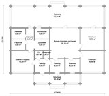 Проект дома D-020. Дом из бревна D-020 - фото 36248