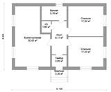 Проект дома A-023. Простой дом A-023 - фото 36268