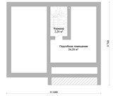 Проект дома C-023. Кирпичный дом с балконом C-023 - фото 36297