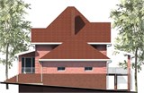 Проект дома E-004. Дом на склоне E-004 - фото 36317