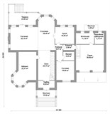 Проект дома F-009. Большой дом с мансардой F-009 - фото 36331