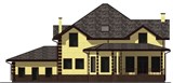 Проект дома F-009. Большой дом с мансардой F-009 - фото 36339