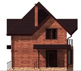 Проект дома A-021. Красивый дом с мансардой A-021 - фото 36361