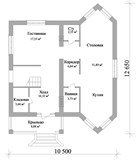 Проект дома C-021. Дом с кабинетом C-021 - фото 36375