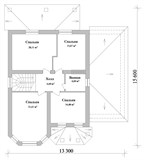 Проект дома D-009. Дом из кирпича 250 кв м D-009 - фото 36455