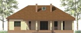Проект дома D-007. Дом с гаражом под одной крышей D-007 - фото 36521