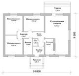 Проект дома B-048. Дом 150 м2 с террасой B-048 - фото 36754