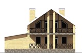 Проект дома D-122. Дом с мансардой D-122 - фото 36793