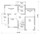 Проект дома D-116. Современный дом с гаражом D-116 - фото 36831
