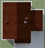 Проект дома C-040. Дом с мансардой и балконом C-040 - фото 36882