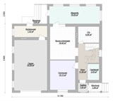 Проект дома C-253. Дом с мансардой и верандой C-253 - фото 37003