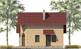 Проект дома B-276. Дом из кирпича с мансардой B-276 - фото 37129