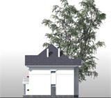 Проект дома E-059. Дом из пеноблоков с балконом E-059 - фото 37205