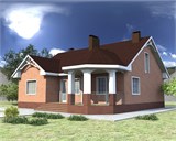 Проект дома B-260. Кирпичный дом B-260 - фото 37396