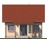 Проект дома A-084. Маленький дом A-084 - фото 37418