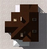 Проект дома E-051. Дом с цокольным этажом и мансардой E-051 - фото 37531