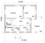 Проект дома C-235. Красивый кирпичный дом C-235 - фото 37539