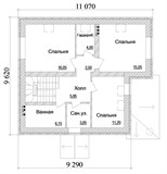 Проект дома C-235. Красивый кирпичный дом C-235 - фото 37540