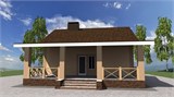 Проект дома B-248. Дом с террасой B-248 - фото 37566