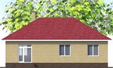 Проект дома A-074. Простой дом до 100 м2 A-074 - фото 37652