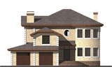 Проект дома F-070. Двухэтажный дом с балконом и гаражом F-070 - фото 37660