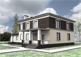 Проект дома F-069. Большой дом из газобетона F-069 - фото 37670