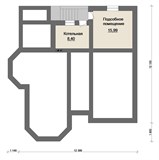 Проект дома B-237. Дом на склоне с террасой B-237 - фото 37696