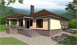 Проект дома C-229. Дом из блоков C-229 - фото 37765