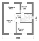 Проект дома B-230. Недорогой дом B-230 - фото 37842