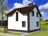 Проект дома B-230. Недорогой дом B-230 - фото 37845