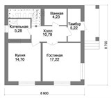 Проект дома B-225. Недорогой дом до 150 м2 B-225 - фото 37851