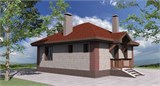 Проект дома A-064. Дом 8 на 9 одноэтажный A-064 - фото 37888