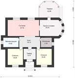 Проект дома C-224. Красивый дом 200 кв C-224 - фото 37904