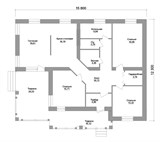 Проект дома C-223. Дом 1 этаж с террасой C-223 - фото 37913